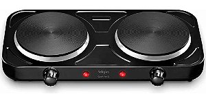 Fogão De Mesa Elétrico Portátil 2 Boca 2000w Elgin 110V