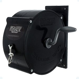 Varal Trevisan Seca Fácil 30 Metros Parede Preto