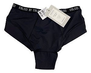 Boyshort Anatômico Em Microfibra Personalizado Preto M