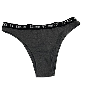 Lingerie,Calcinha biquini,Colcci,feminino,Mescla Grafite,G