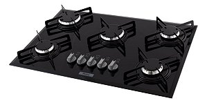 Cooktop Philco Cook Chef 5 Bocas Preto Bivolt