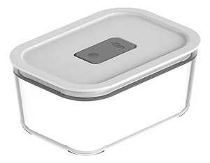 Pote De Vidro Hermético Ou 725ml Fresh Lock Branco