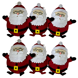 Enfeite de Pendurar Papai Noel 9cm 1106038