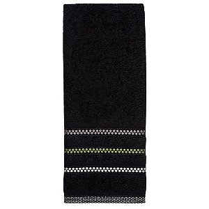 Toalha de Rosto Teka Comfort Touch 100% Algodão Preta