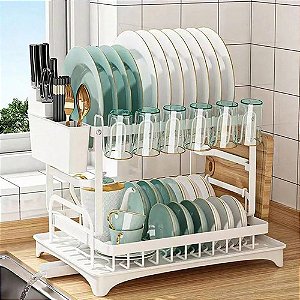 Escorredor De Louças Pratos Grande 2 Andares
