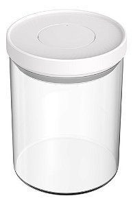 Pote Mantimentos Hermético Vidro Fechamento Pressão 1 Litro