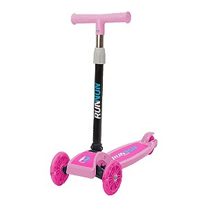 Patinete 3 Rodas Ajustável Unik Toys Runnon Rosa