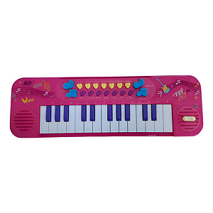 Piano Eletrônico Infantil Unik Toys Com Som E Tambores