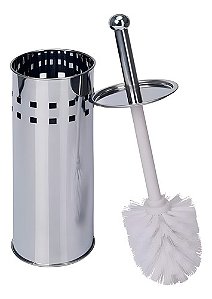 Escova De Limpar Vaso Sanitário Privada Banheiro Aço Inox