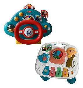 Mesa Interativa Musical E Volante Baby Infantil Unik