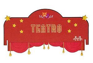 Topo Teatro para Cenário Tamanho (73x48x17cm)