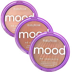 Pó Compacto Mood Ruby Rose 10g