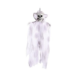 Caveira Fantasma Dimas Para Pendurar 95cm - 1 Un