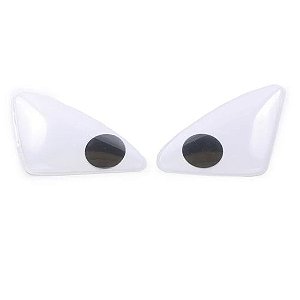 Olhos de Fantasma Bravo Halloween 17x19cm - 2 Un