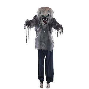 Boneco Lobisomem Max Com Som, Luz e Movimento 2,10 Metros - 1 Un