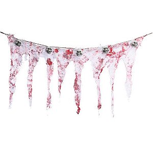 Faixa Decorativa Manchas de Sangue Halloween 1,00 Metro - 1 Un