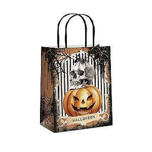 Sacola de Papel Welcome Halloween P 21,5x15x8cm - 10 Un