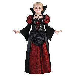 Fantasia Halloween Infantil - Duquesa Mary G 9 a 12 Anos - 1 Un