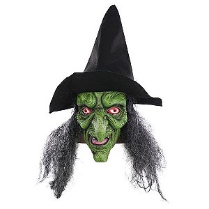 Máscara Bruxa Velha Halloween - 1 Un