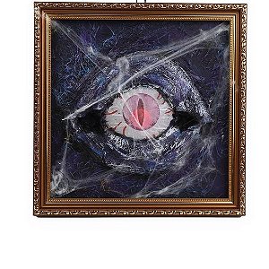 Quadro de Led Olho Sombrio Colorido 34x34,5cm - 1 Un