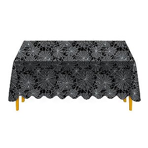 Toalha de Mesa Halloween Teia de Aranha 137x274cm - 1 Un