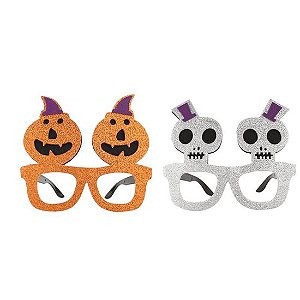 Óculos com Glitter Halloween Sortido - 1 Un