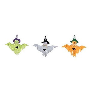Fantasma Decorativo Halloween Diversos 38cm - 1 Un