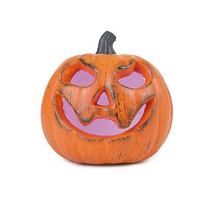 Abóbora Decorativa Led Jack Assustador 17cm - 1 Un