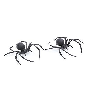 Aranha Camboja Venenosa Decorativa Halloween - 2 Un