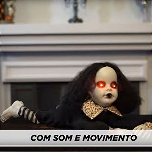 Boneca Halloween Samara Com Som, Luz e Movimento 76cm - 1 Un