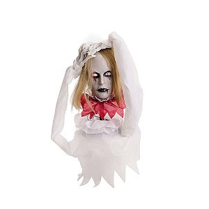 Boneca Sarah 36 cm para Decoração de Halloween - 1 Un