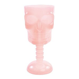 Cálice Esqueleto Candy Rosa Halloween - 1 Un