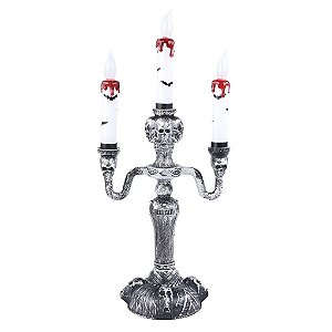 Candelabro Noite dos Terror 17x39cm - 1 Un
