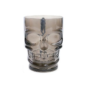 Caneca Caveira Fume Preto Halloween - 1 Un