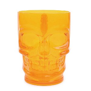 Caneca Caveira Laranja Halloween - 1 Un