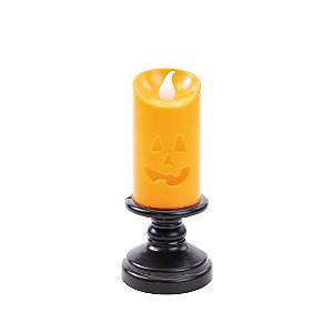 Castiçal Eletrônico Abóbora Jack - 1 Un