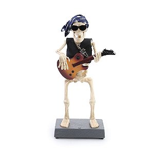Caveira Roger 16 cm para Decoração de Halloween - 1 Un