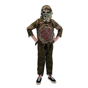 Fantasia Halloween Infantil - Zumbi Tayler 7 a 9 anos - 1 Un