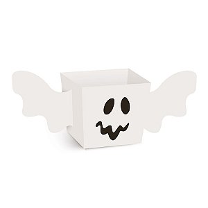 Halloween - Cachepot Fantasma Halloween 8x8x7cm - 8 Un