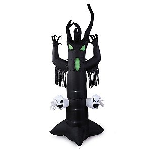 Inflável Árvore Sombria Com Luz 2,80 Metros - Decoração de Halloween - 1 Un