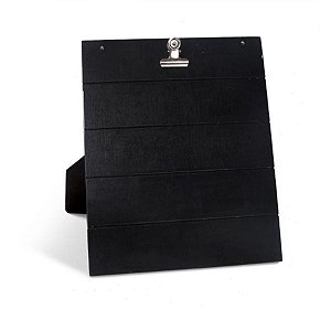 Lousa Prancheta Preto 20x25cm - 1 Un