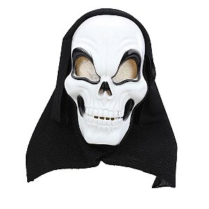 Máscara Crânio Fantasma Halloween - 1 Un