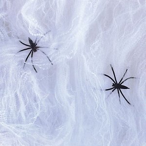 Teia de Aranha Branca Halloween 18g - 1 Un