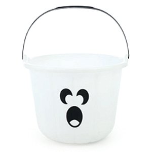 Baldinho Plástico Fantasma 16cm - 1 Un