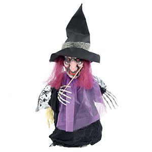 Bruxa Morgana Com Som, Luz e Movimento 40cm - 1 Un