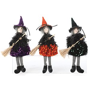 Bruxas Margot, Angelina e Rosalinda 19cm - Kit com 3 Un
