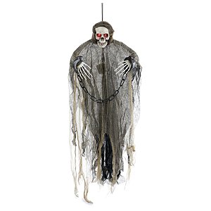 Caveira Kaled Com Som e Luz 80cm - 1 Un