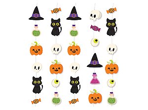 Cortina Decorativa Boo Halloween - 6 Un