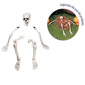 Esqueleto Para Jardim Decoração Halloween - 5 Peças