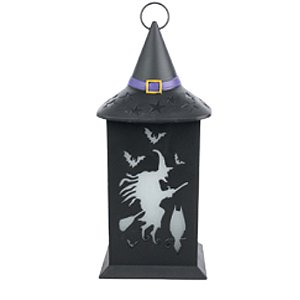 Lamparina Bruxa Mafalda Com Luz 34cm - 1 Un
